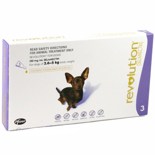 Revolution for Dogs 5 10 lbs PURPLE 6 tubes 42.45 For Dogs